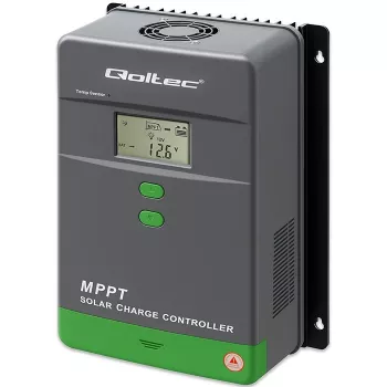 Regulador de carga solar QOLTEC MPPT 50A 12V/24V con LCD, modelo 53664