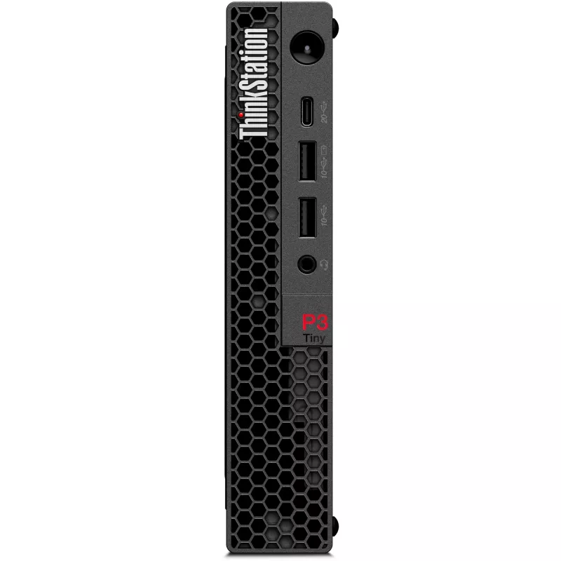 Mini PC Workstation Lenovo ThinkStation P3 Tiny Gen 2 — Intel Core Ultra 7 265, 32 GB DDR5, 1 TB SSD, NVIDIA RTX A400, Windows 11 Pro, Negro
