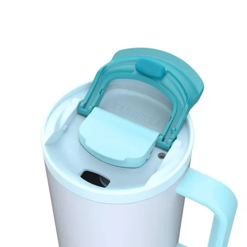 Vaso térmico con pajita telescópica Kambukka Rio Tumbler 950ml Frosty Coconut