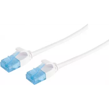 Cable de red S/CONN 08-22026 Blanco 1m Cat6 U/UTP