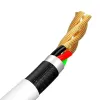 Cable USB-A a Micro-USB-B Baseus TZCAMZJ-02 1,5 m blanco