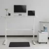 Escritorio Ergo Office regulable en altura manualmente, máx. 40 kg, altura máx. 117 cm, con tablero para trabajar de pie y sentado, ER-401 W