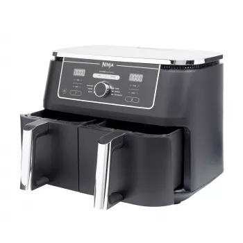 Ninja AF400EU freidora de aire doble 9,5 L independiente 2470 W freidora de aire negro