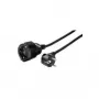 Hama 00047869 cable alargador 3 m 1 toma de corriente AC negro