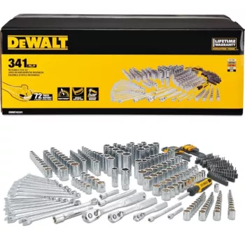 Juego de herramientas DeWalt DWMT45341-1 — juego de llaves y herramientas manuales de 341 piezas