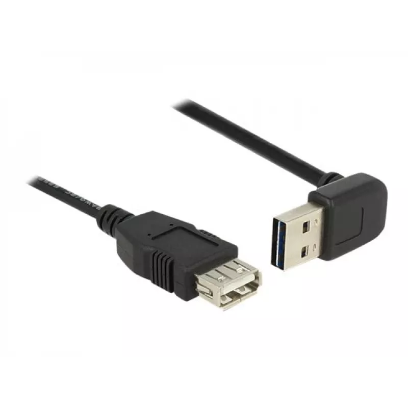 Cable USB DeLOCK 1 m USB 2.0-A a USB 2.0-A negro