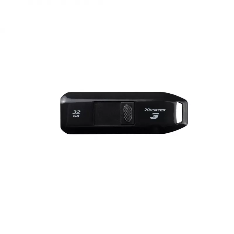 Memoria USB PATRIOT Xporter 32 GB USB Type-A 3.2 Gen 1, velocidad de lectura 80 MB/s, diseño deslizante, negro