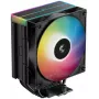 Ventilador DeepCool AG400 BK ARGB V2 120 mm negro — ventilador de CPU de 120 mm con rodamiento hidráulico, compatibilidad multisocket