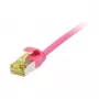 Latiguillo RJ45, CAT6A 500 MHz, 3 m, magenta, U/FTP, Slimline redondo d=3,8 mm, TPE/LSZH (Superflex), AWG32, con cable Cat.7, Synergy 21 (S217386V3)