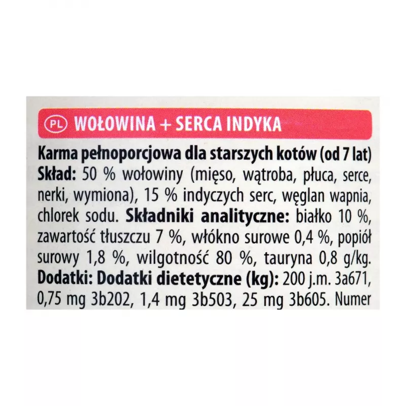 ANIMONDA Carny Senior Ternera y Corazones de Pavo – Comida húmeda para gatos – 400 g