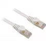 Cable de parcheo conector RJ45 > conector RJ45 CAT.6 S/FTP (blanco, 1,5 metros)