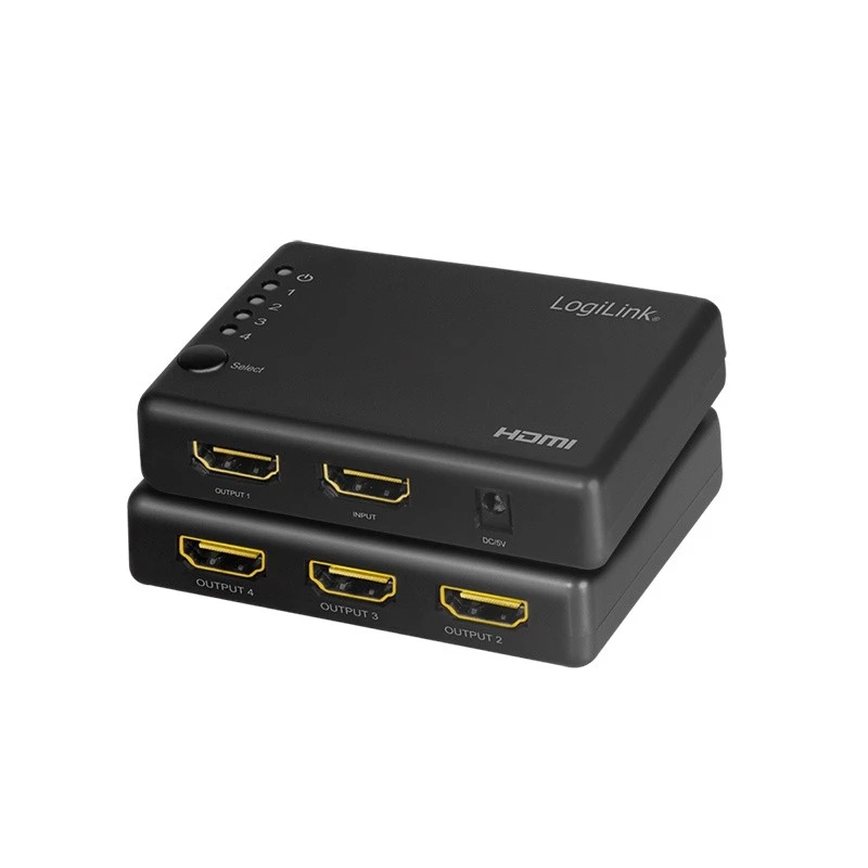 Splitter HDMI 1x4 puertos, 4K/30Hz