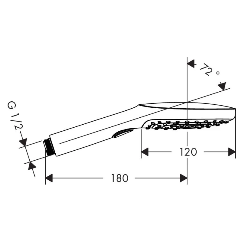 Hansgrohe Raindance Select E Alcachofa de ducha 120 3jet 26520000