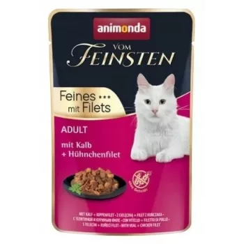 ANIMONDA vom Feinsten Kalb - Comida húmeda para gatos - 85 g