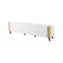 Mueble RTV FARO 200x42x52 blanco mate + roble craft