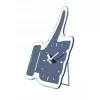 Reloj NeXtime 5185bl Mini Thumbs Up, 20,5x21, pared, azul/plata