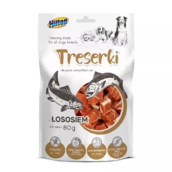 Snack de comida húmeda Hilton Salmón 80 g bolsa