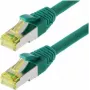 Cable de red Helos Cat 6a S/FTP 1,5 m verde