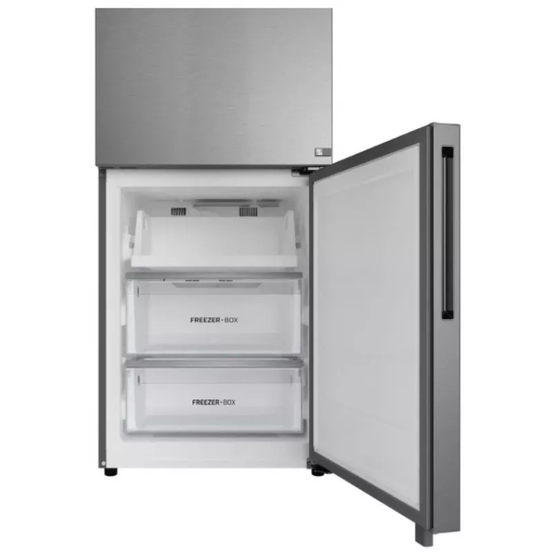 Frigorífico-congelador independiente TEKA RBF 54650 SS XL, Acero inoxidable, 401 L capacidad total, Congelador inferior, No Frost, Control táctil
