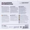 Esperanza EBS016W báscula de baño cuadrada blanca báscula de baño electrónica