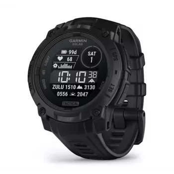 Smartwatch GARMIN Instinct 3 45mm Solar Tactical Edition negro — 45 mm, función de carga solar, GPS, medidor de frecuencia cardíaca