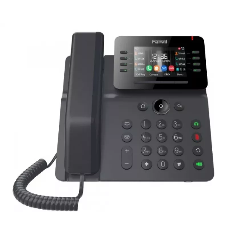 Teléfono IP Fanvil V64 negro 12 líneas LCD WLAN