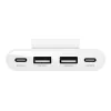 Hub USB Type-C Belkin BUZ001bt2MWHB7 2 m blanco