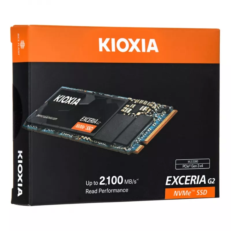 Unidad SSD Kioxia 2 TB M.2 PCI Express 3.1a NVMe EXCERIA G2