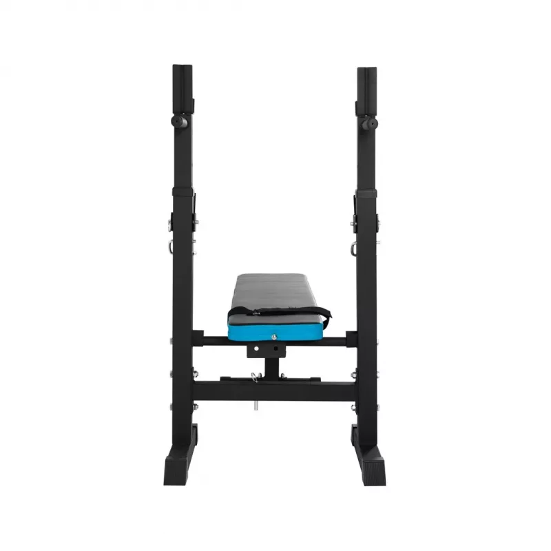 Banco de entrenamiento plano ajustable con soportes REBEL ACTIVE — Rebel RBA-2006