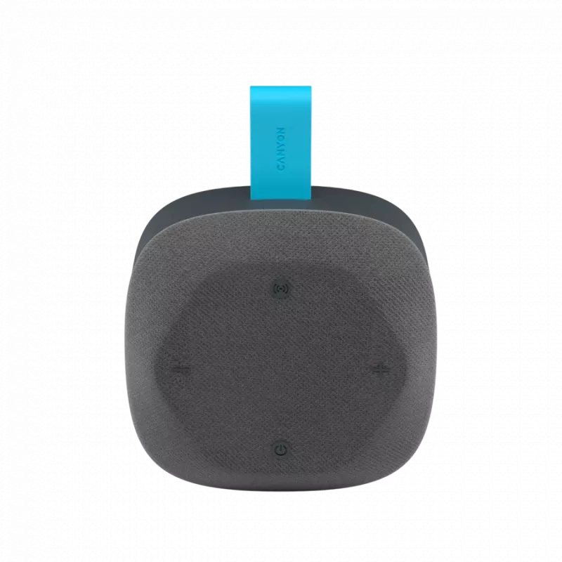 Canyon Hexagon 10 - Altavoz Bluetooth 5.3 - USB-C - lector de tarjetas - IPX5 - azul-gris