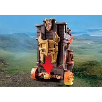 Set de figuras Novelmore 71643 carro de combate con cañón de fuego