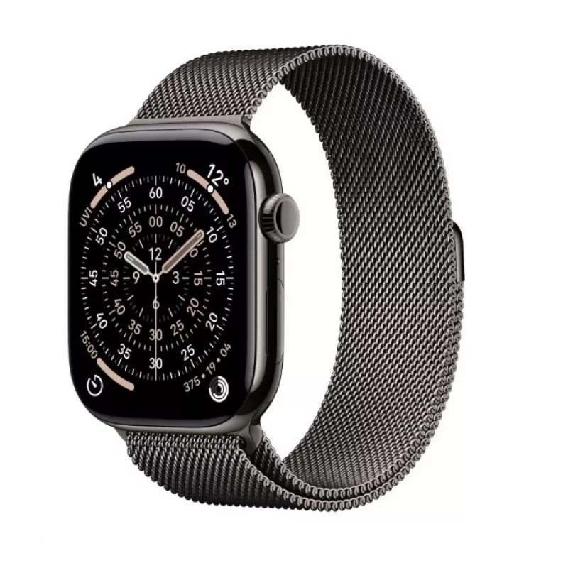 Apple Watch Series 11 GPS + Cellular 46mm caja de titanio Slate con Milanese Loop Slate M/L