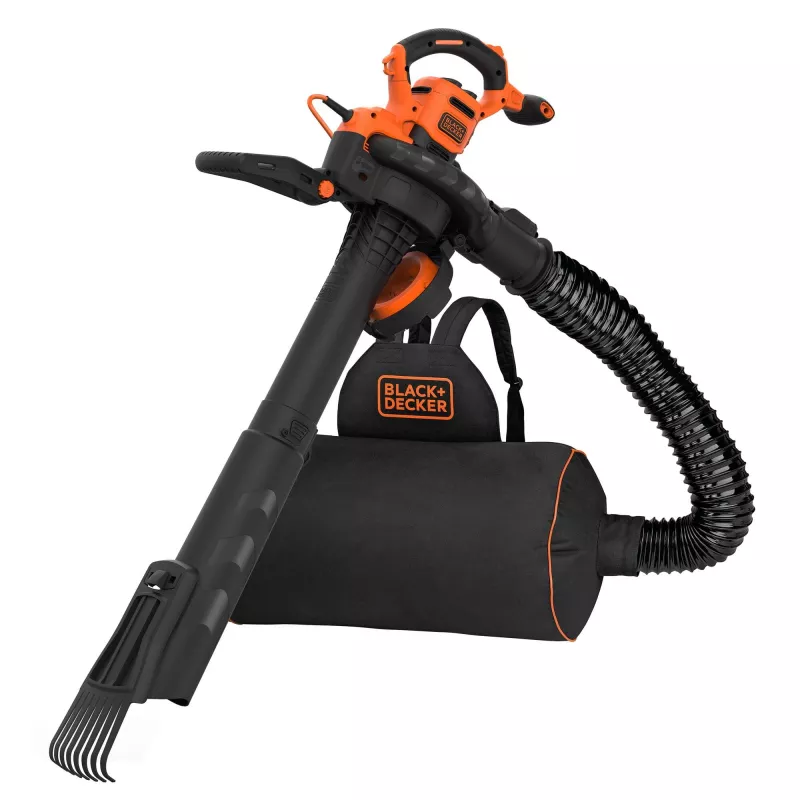 Black & Decker BEBLV301-QS soplador/aspirador de hojas 3 en 1, 3000 W