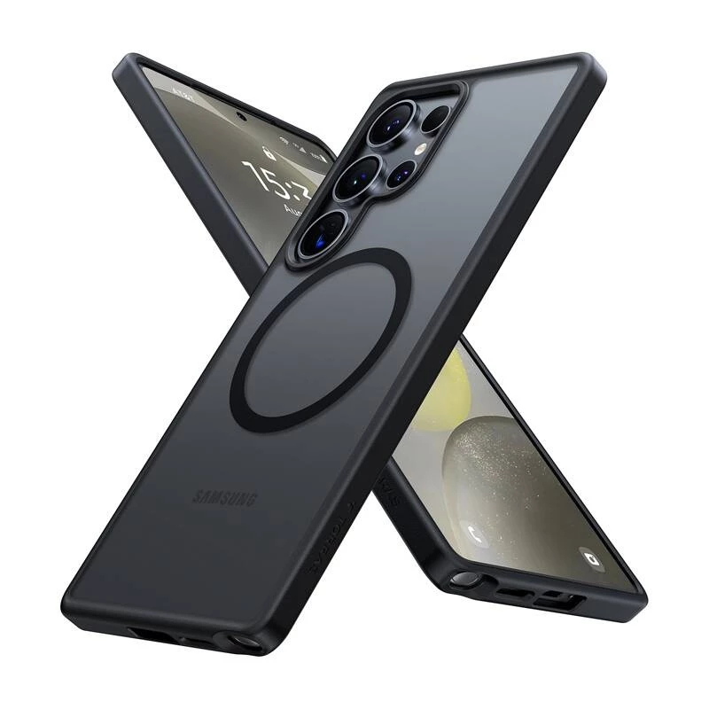 Funda Torras Guardian Magnetic con soporte para Galaxy S25 Ultra, negro (X00FX2231)