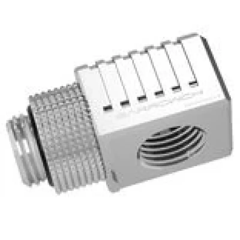 Barrow adaptador 90° G1/4 hembra a G1/4 hembra, modelo FBFTWT90-V2 S, plateado, conector giratorio para refrigeración líquida