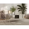 Banco / mesa TRESSE 110x60x40 cashmere mate