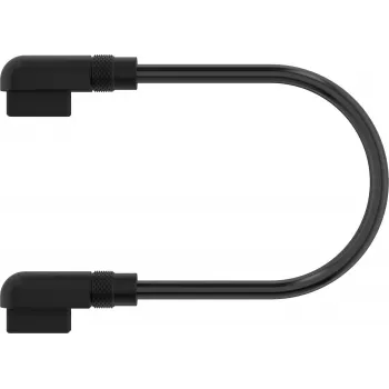 Cable Corsair iCUE LINK 2x 135mm con conectores 90A° delgados negro