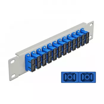 Panel de parcheo de fibra óptica DeLOCK 10