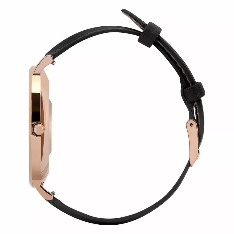Smartwatch de piel Garett Verona oro-negro