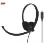Koss CS200 Headset USB con cable diadema Llamadas/Música USB Type-A Negro
