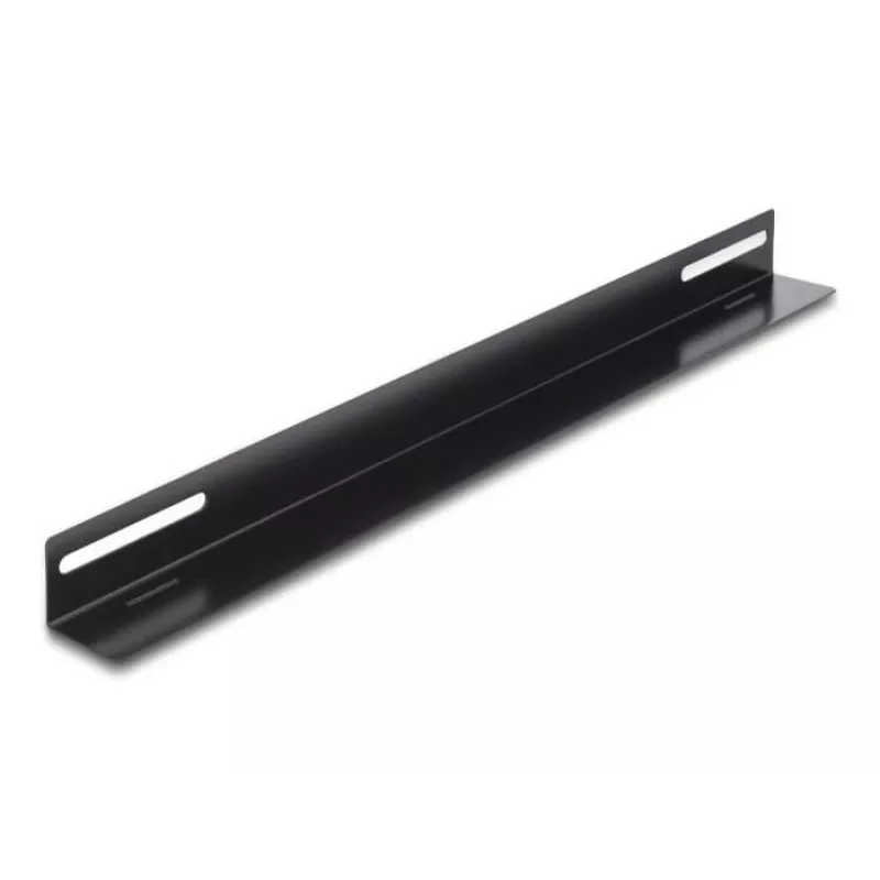 Soporte de montaje DeLOCK 19 pulgadas 450x40mm 2 uds. negro metal