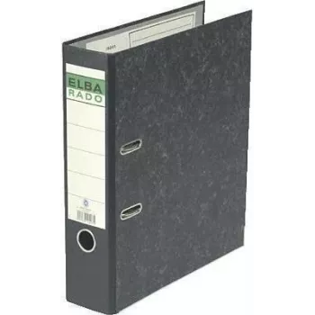 Archivador ELBA Ordner ELBArado 100081018 DIN A4 80mm Cartón negro (100081018)