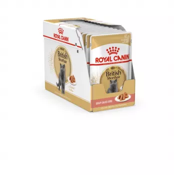 Comida húmeda para gatos Royal Canin British Shorthair Adult bolsa 85 g, aves, ROYAL CANIN Feline Breed Nutrition