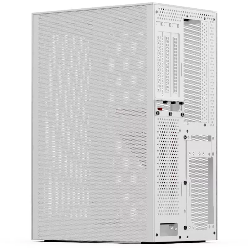 Carcasa Mini-ITX SSUPD Meshlicious Full Mesh PCIE 4.0 Edition - Blanca