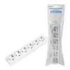Regleta de alimentación LogiLink LPS238 1.5m 6 tomas AC interior blanco