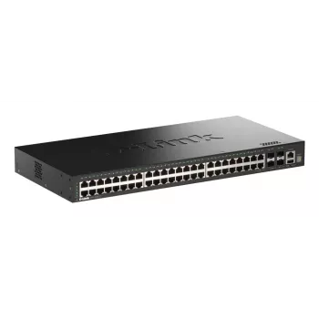 D-Link switch Gigabit Stackable Smart Managed de 52 puertos con 4 puertos 10G SFP+