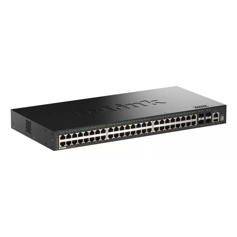 D-Link switch Gigabit Stackable Smart Managed de 52 puertos con 4 puertos 10G SFP+