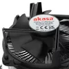 Disipador híbrido para procesador Akasa Intel LGA1700 9 cm aluminio, Negro 1 ud.
