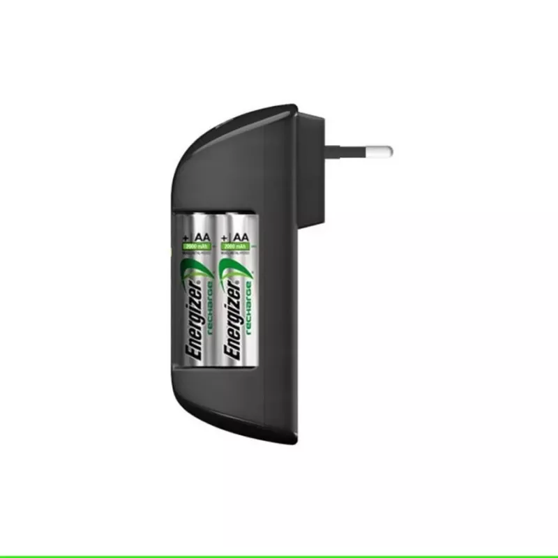 Cargador de baterías Energizer Pro Charger AC de 4 canales para AA/AAA NiMH, 100–240 V, 2000 mAh incluidos