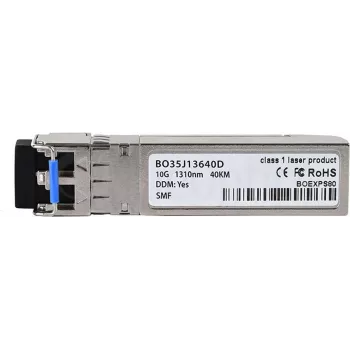 Transceptor SFP+ CBO SFP-10G-ER 10G 40 km para fibra monomodo
